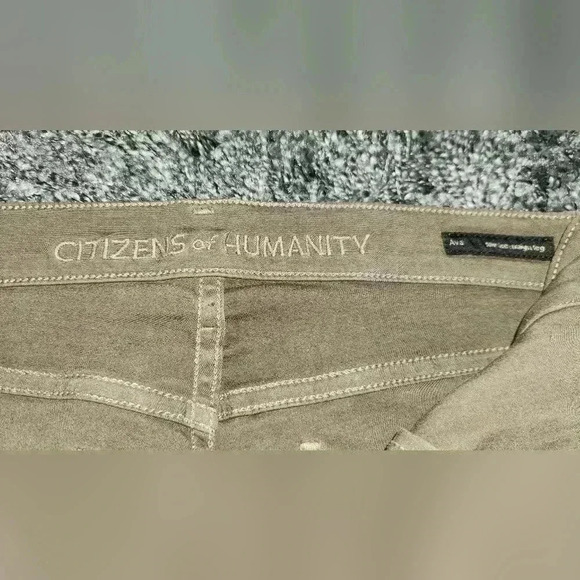 Citizen of Humanity Jean AVA Straight Leg Olive Green - Picture 7 of 7
